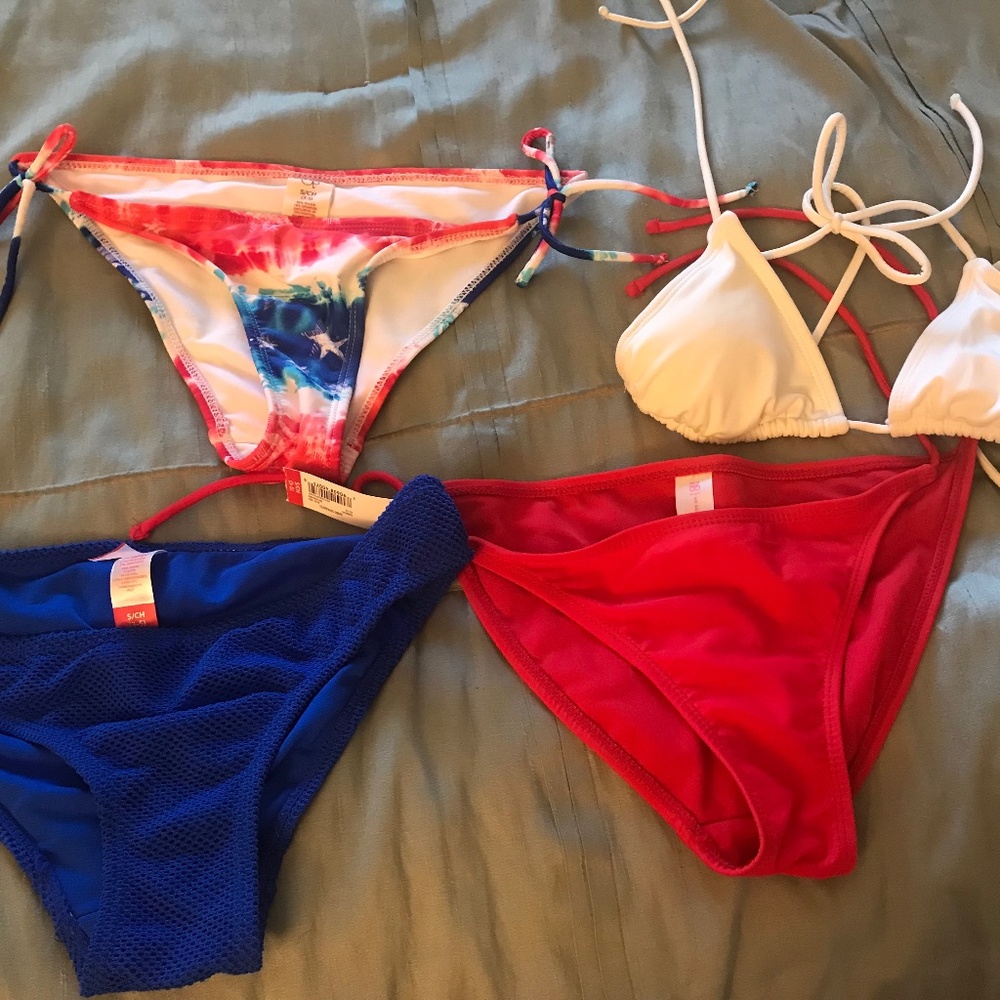 4 piece swim suit bundle size small